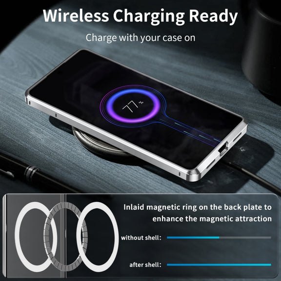 For Google Pixel 8a MagSafe Magnetic Frosted Metal Phone Case(Silver)