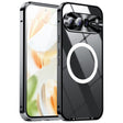 For Google Pixel 9 Pro XL MagSafe Magnetic Frosted Metal Phone Case(Black) - Google Cases by PMC TechLife | Online Shopping South Africa | PMC TechLife | Buy Now Pay Later Mobicred