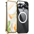 For Google Pixel 9 Pro XL MagSafe Magnetic Frosted Metal Phone Case(Gold) - Google Cases by PMC TechLife | Online Shopping South Africa | PMC TechLife | Buy Now Pay Later Mobicred