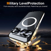 For Google Pixel 9 Pro MagSafe Magnetic Frosted Metal Phone Case(Gold)