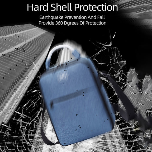 For DJI Mini SE Shockproof Single Shoulder Storage Carrying Case Box Bag, Size: 31 x 23 x 10cm(Blue + Black Liner)