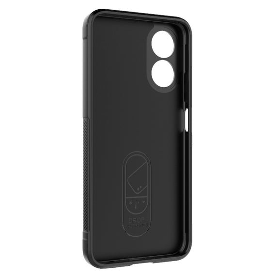 For OPPO A17 4G Global Magic Shield TPU + Flannel Phone Case(White)