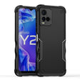 For vivo Y21 / Y21s / Y33 Non-slip Shockproof Armor Phone Case(Black) - vivo Cases by PMC TechLife | Online Shopping South Africa | PMC TechLife | Buy Now Pay Later Mobicred