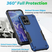 For vivo Y21 / Y21s / Y33 Non-slip Shockproof Armor Phone Case(Black)