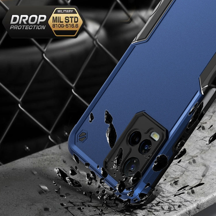 For vivo Y21 / Y21s / Y33 Non-slip Shockproof Armor Phone Case(Black)