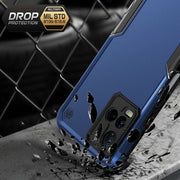 For vivo Y21 / Y21s / Y33 Non-slip Shockproof Armor Phone Case(Black)