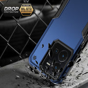 For vivo Y35 / Y22s / Y22 Non-slip Shockproof Armor Phone Case(Black)