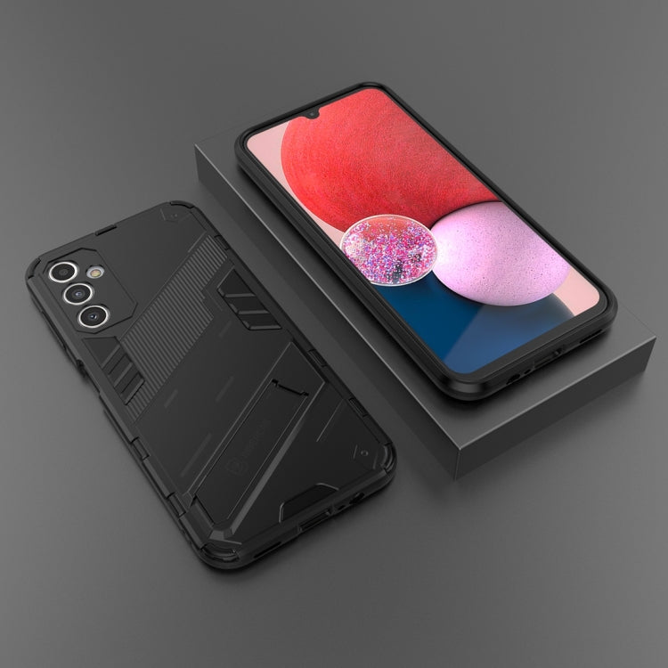 For Samsung Galaxy A14 5G Punk Armor 2 in 1 PC + TPU Shockproof Phone Case(Black)