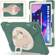 For Lenovo Tab M10 10.1 3rd Gen Silicone + PC Protective Tablet Case(Emerald)