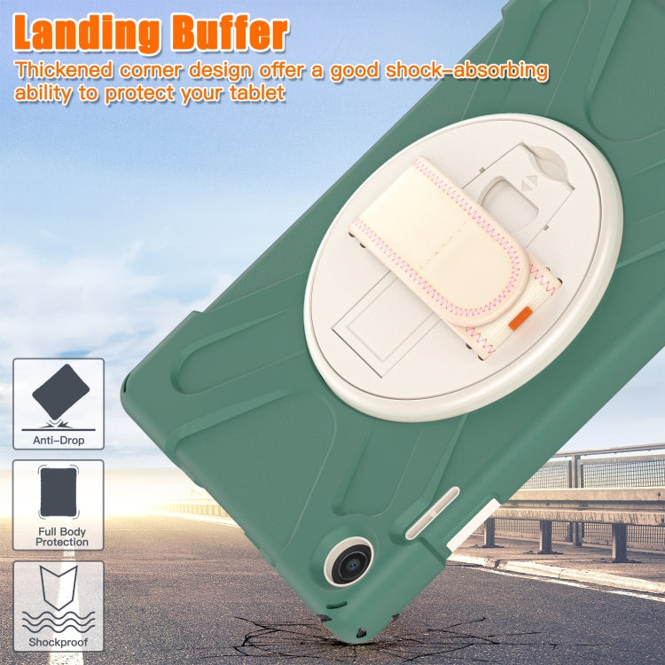 For Lenovo Tab M10 10.1 3rd Gen Silicone + PC Protective Tablet Case(Emerald)