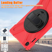 For Lenovo Tab M10 10.1 3rd Gen Silicone + PC Protective Tablet Case(Red)