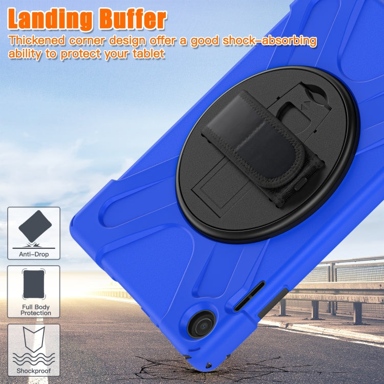 For Lenovo Tab M10 10.1 3rd Gen Silicone + PC Protective Tablet Case(Blue)