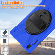 For Lenovo Tab M10 10.1 3rd Gen Silicone + PC Protective Tablet Case(Blue)