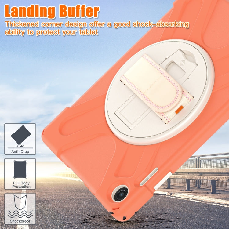 For Lenovo Tab M10 10.1 3rd Gen Silicone + PC Protective Tablet Case(Orange)