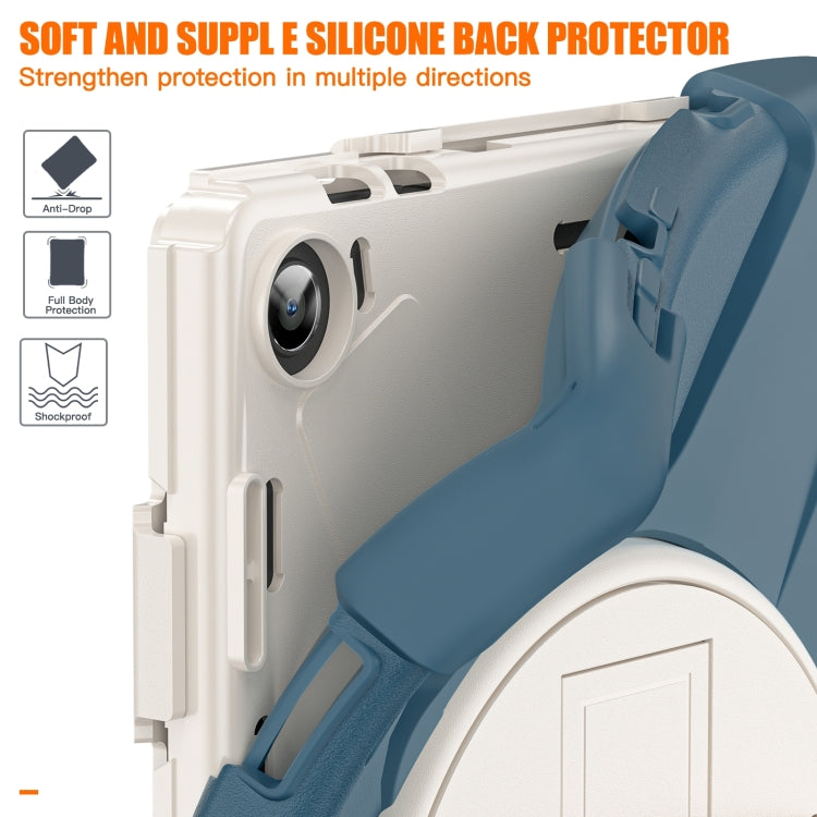 For Lenovo Tab M10 10.1 3rd Gen Silicone + PC Protective Tablet Case(Cornflower Blue)
