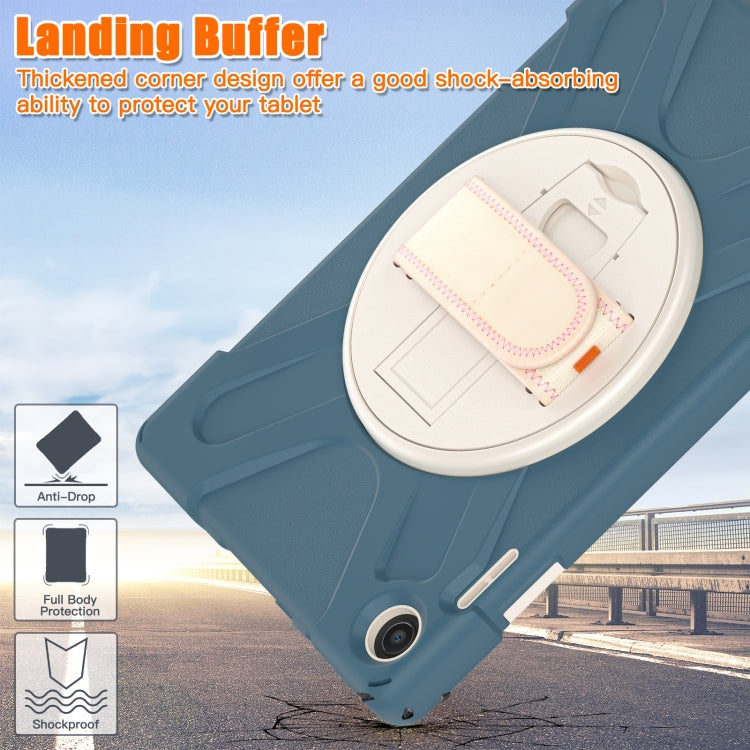 For Lenovo Tab M10 10.1 3rd Gen Silicone + PC Protective Tablet Case(Cornflower Blue)