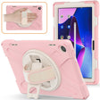 For Lenovo Tab M10 10.1 3rd Gen Silicone + PC Protective Tablet Case(Cherry Blossom Pink) - Lenovo by PMC TechLife | Online Shopping South Africa | PMC TechLife | Buy Now Pay Later Mobicred