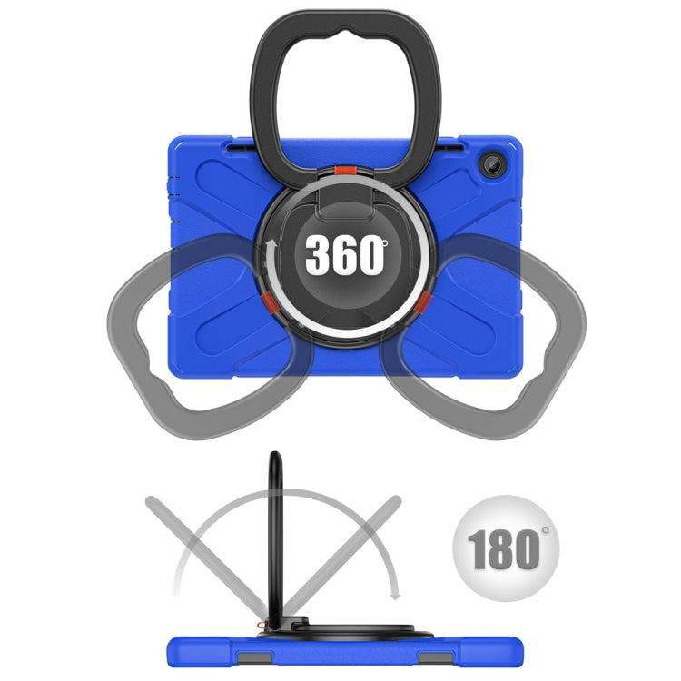 For Lenovo Tab M10 10.1 3rd Gen Silicone + PC Protective Tablet Case(Blue)