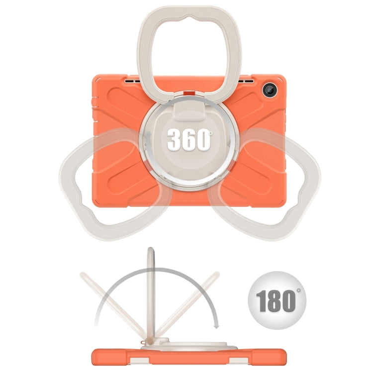 For Lenovo Tab M10 10.1 3rd Gen Silicone + PC Protective Tablet Case(Orange)