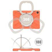 For Lenovo Tab M10 10.1 3rd Gen Silicone + PC Protective Tablet Case(Orange)