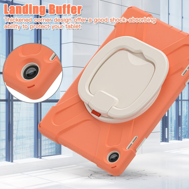 For Lenovo Tab M10 10.1 3rd Gen Silicone + PC Protective Tablet Case(Orange)