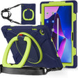 For Lenovo Tab M10 10.1 3rd Gen Silicone + PC Protective Tablet Case(Navy Blue Lime) - Lenovo by PMC TechLife | Online Shopping South Africa | PMC TechLife | Buy Now Pay Later Mobicred