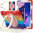 For Lenovo Tab M10 10.1 3rd Gen Silicone + PC Protective Tablet Case(Colorful Red) - Lenovo by PMC TechLife | Online Shopping South Africa | PMC TechLife | Buy Now Pay Later Mobicred