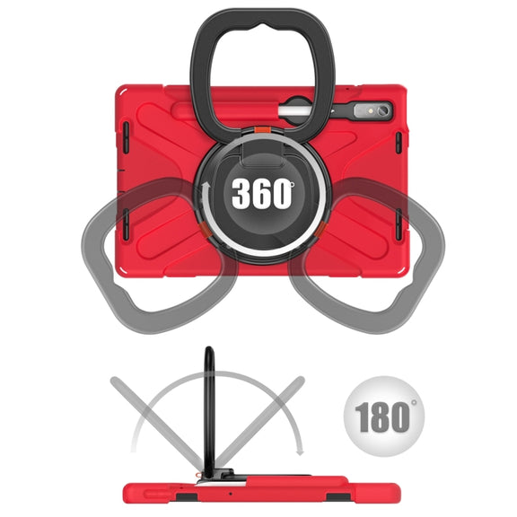 For Lenovo Pad Pro 2022 11.2 inch Silicone + PC Protective Tablet Case(Red)