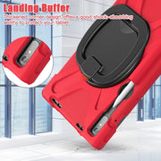 For Lenovo Pad Pro 2022 11.2 inch Silicone + PC Protective Tablet Case(Red)