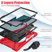 For Lenovo Pad Pro 2022 11.2 inch Silicone + PC Protective Tablet Case(Red)