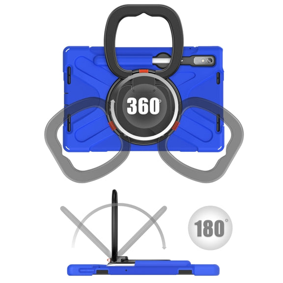 For Lenovo Pad Pro 2022 11.2 inch Silicone + PC Protective Tablet Case(Blue)