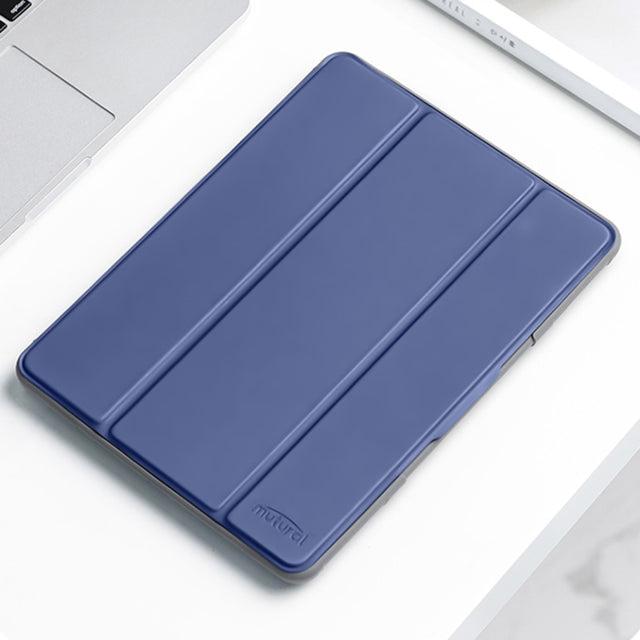 For iPad 2025 / 2022 Mutural PC + TPU Shockproof Leather Tablet Case(Blue)