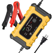 FOXSUR 6A 12V Motorcycle / Car Smart Battery Charger, Plug Type:US Plug(Yellow)