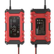 FOXSUR 6A 12V Motorcycle / Car Smart Battery Charger, Plug Type:US Plug(Red)