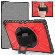 For MicroSoft Surface Pro 9 / 10 / 11 Rotatable Kickstand Grip Shockproof Tablet Case(Red) - Others by PMC TechLife | Online Shopping South Africa | PMC TechLife | Buy Now Pay Later Mobicred