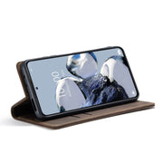For Xiaomi 12T / 12T Pro CaseMe 013 Multifunctional Horizontal Flip Leather Phone Case(Coffee)
