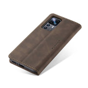For Xiaomi 12T / 12T Pro CaseMe 013 Multifunctional Horizontal Flip Leather Phone Case(Coffee)