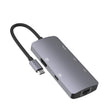 Onten OTN-UC910 USB-C / Type-C Portable Multifunctional HUB Docking Station(Grey) - USB HUB by Onten | Online Shopping South Africa | PMC TechLife | Buy Now Pay Later Mobicred