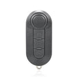 For Fiat 3 Button Folding Car Key Case Remote Control Shell SIP22, Style:Black Switch Button - Car Key Cases by PMC TechLife | Online Shopping South Africa | PMC TechLife | Buy Now Pay Later Mobicred