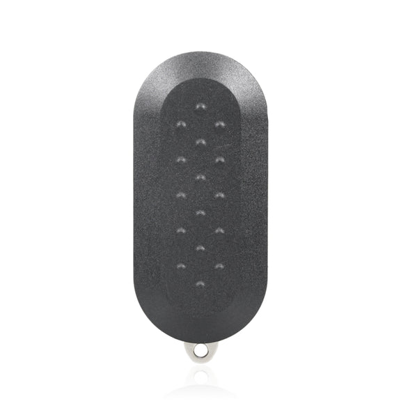 For Fiat 3 Button Folding Car Key Case Remote Control Shell SIP22, Style:Black Switch Button