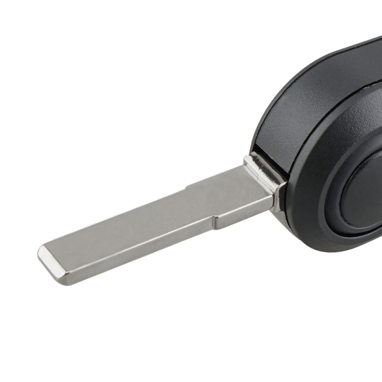 For Fiat 3 Button Folding Car Key Case Remote Control Shell SIP22, Style:Black Switch Button