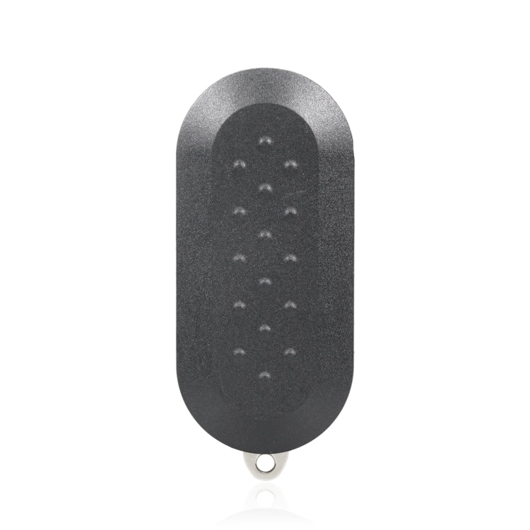 For Fiat 3 Button Folding Car Key Case Remote Control Shell SIP22, Style:White Switch Trunk Button