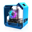 For Raspberry Pi 4B Waveshare Desktop Computer Fan LED Light Mini Tower Set(Blue) - free shipping - PMC TechLife - Order now!