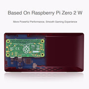 Waveshare GPM280 WiFi Portable Game Console Base on Raspberry Pi Zero, 2W with 32GB TF Card(EU Plug)