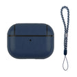 For AirPods Pro 2 Wireless Earphone Leather Shockproof Protective Case with Lanyard(Blue) - For AirPods Pro 2 by PMC Jewellery | Online Shopping South Africa | PMC Jewellery | Buy Now Pay Later Mobicred