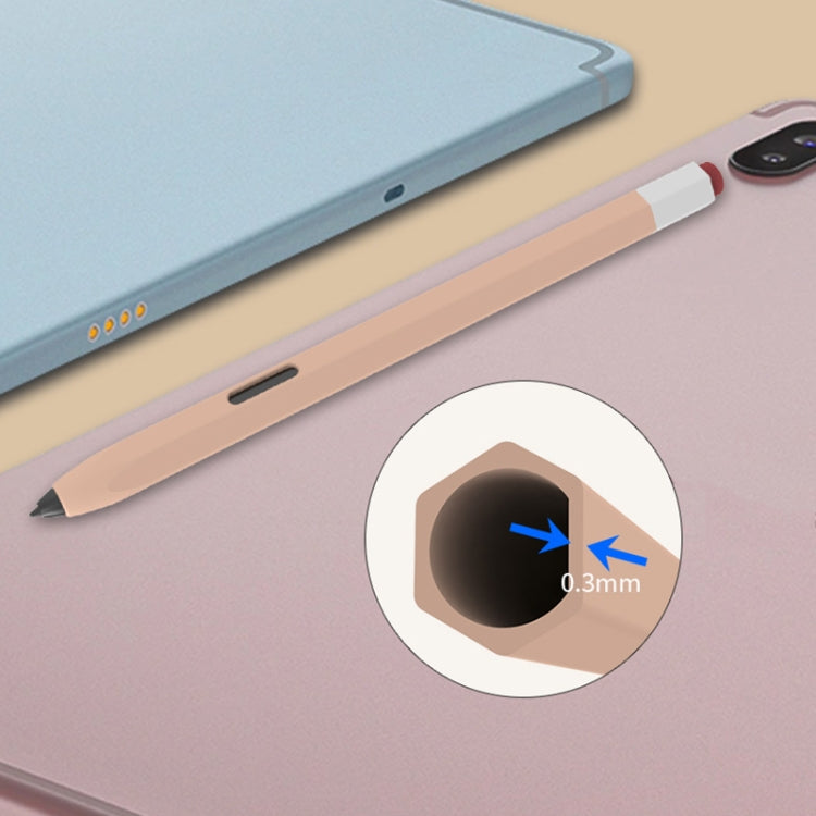 For Samsung Galaxy Tab S7 / S7+ / S8 / S8+ LOVE MEI Soft Silicone Stylus Pen Protective Case(Dark Blue)