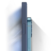 For Xiaomi Redmi Note 12 Pro+ China Imitation Liquid Silicone Straight Edge Phone Case(Blue)
