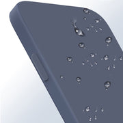 For Xiaomi Redmi Note 12 Pro+ China Imitation Liquid Silicone Straight Edge Phone Case(Blue)