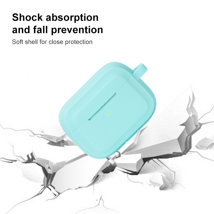 For AirPods Pro 2 Striped Shockproof Earphone Case(Gray Blue)