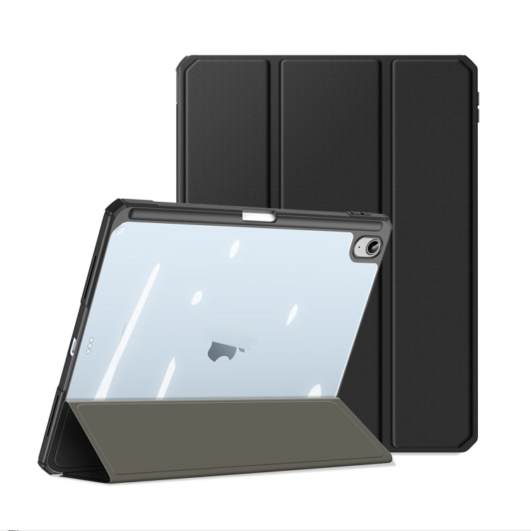 For iPad 2025 / 2022 DUX DUCIS TOBY Series Antiskid Leather Smart Tablet Case(Black)